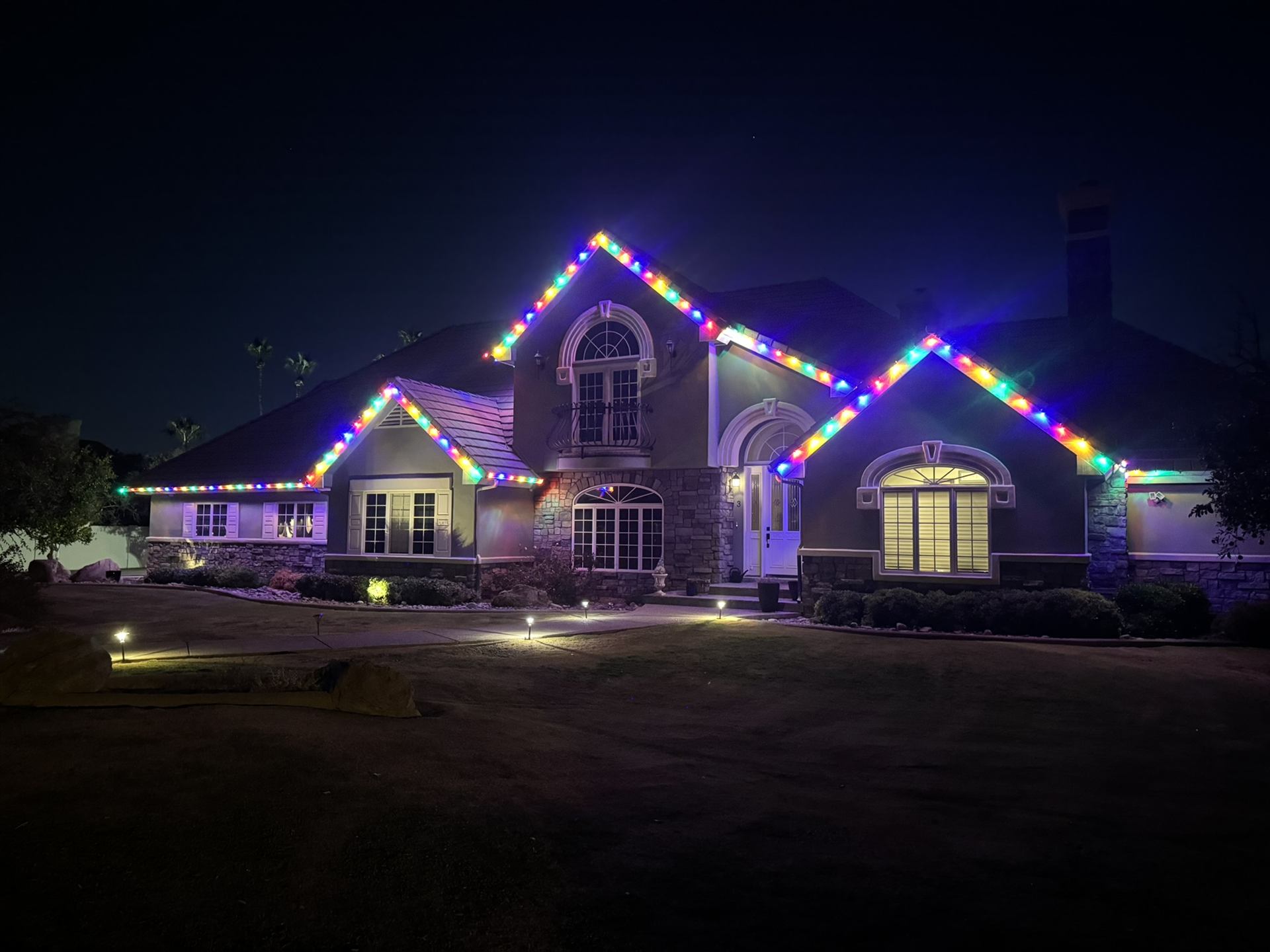 Multicolor holiday lights